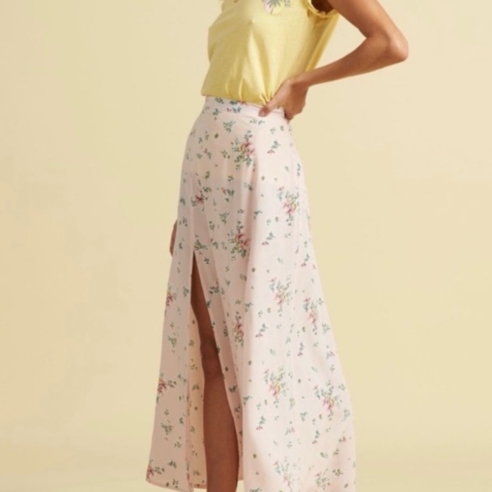 Billabong Pastel Floral Maxi Skirt